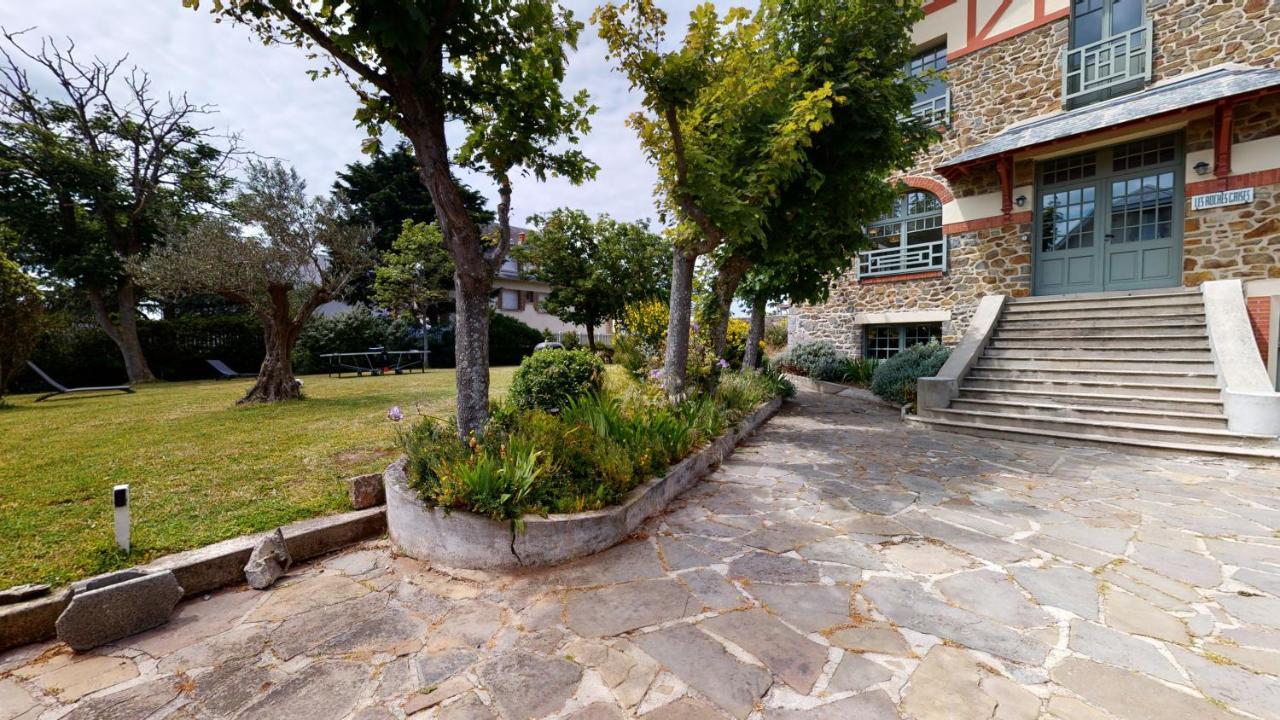 Les Roches Grises, Luxueuse Villa Face Mer, 4Etoiles, Spa Et Jardin Panoramique, Societe La Clef Decamp Granville Exterior foto