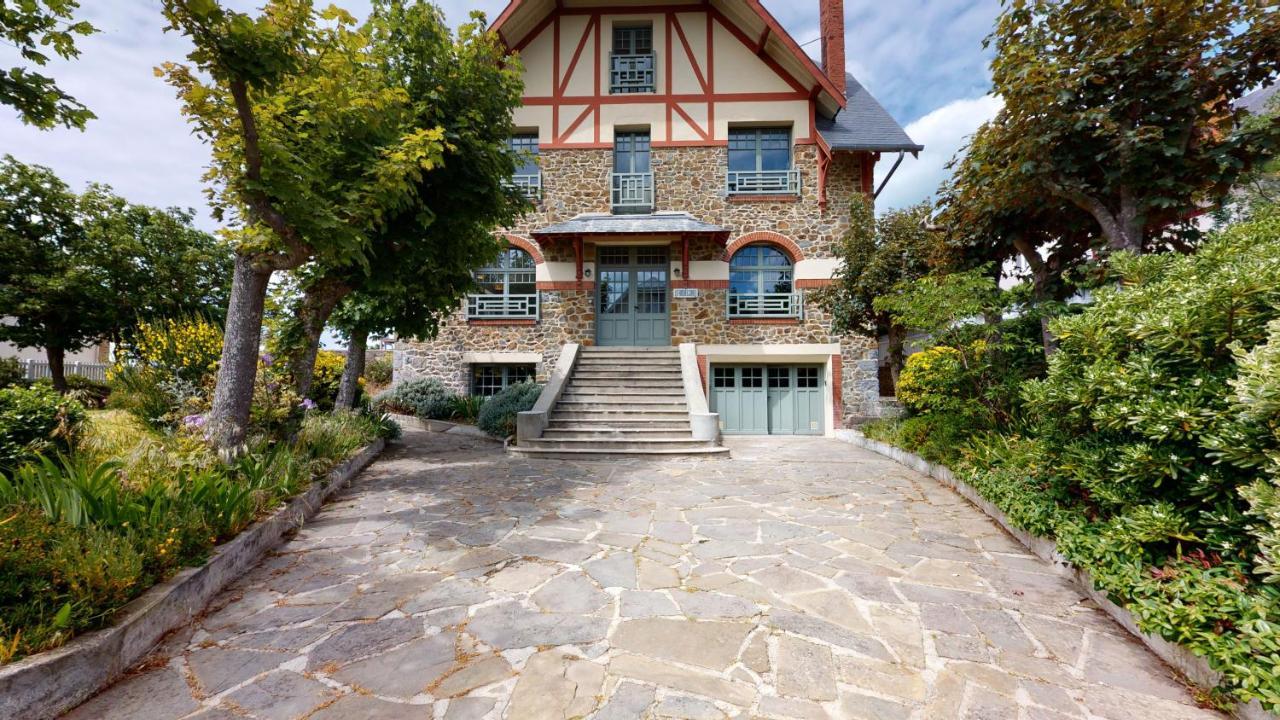 Les Roches Grises, Luxueuse Villa Face Mer, 4Etoiles, Spa Et Jardin Panoramique, Societe La Clef Decamp Granville Exterior foto