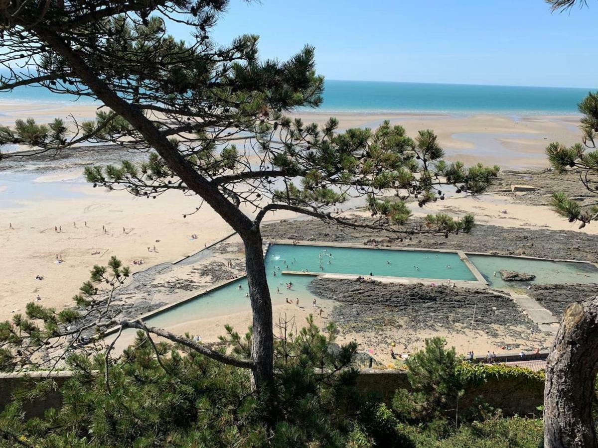 Les Roches Grises, Luxueuse Villa Face Mer, 4Etoiles, Spa Et Jardin Panoramique, Societe La Clef Decamp Granville Exterior foto