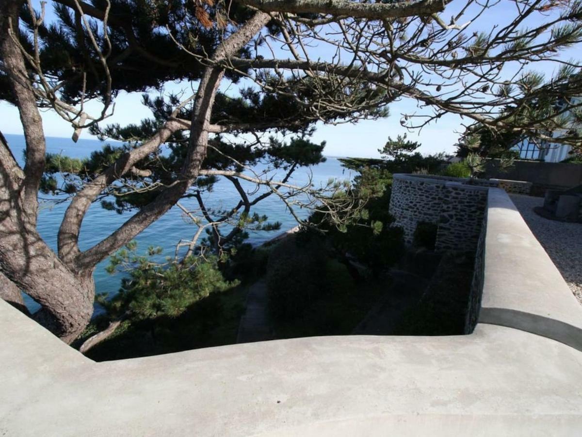 Les Roches Grises, Luxueuse Villa Face Mer, 4Etoiles, Spa Et Jardin Panoramique, Societe La Clef Decamp Granville Exterior foto